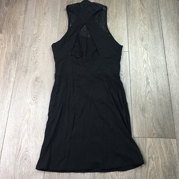Intimately by Free People High Society Lace Bodycon Mini Dress Black Small - Picture 2 of 7
